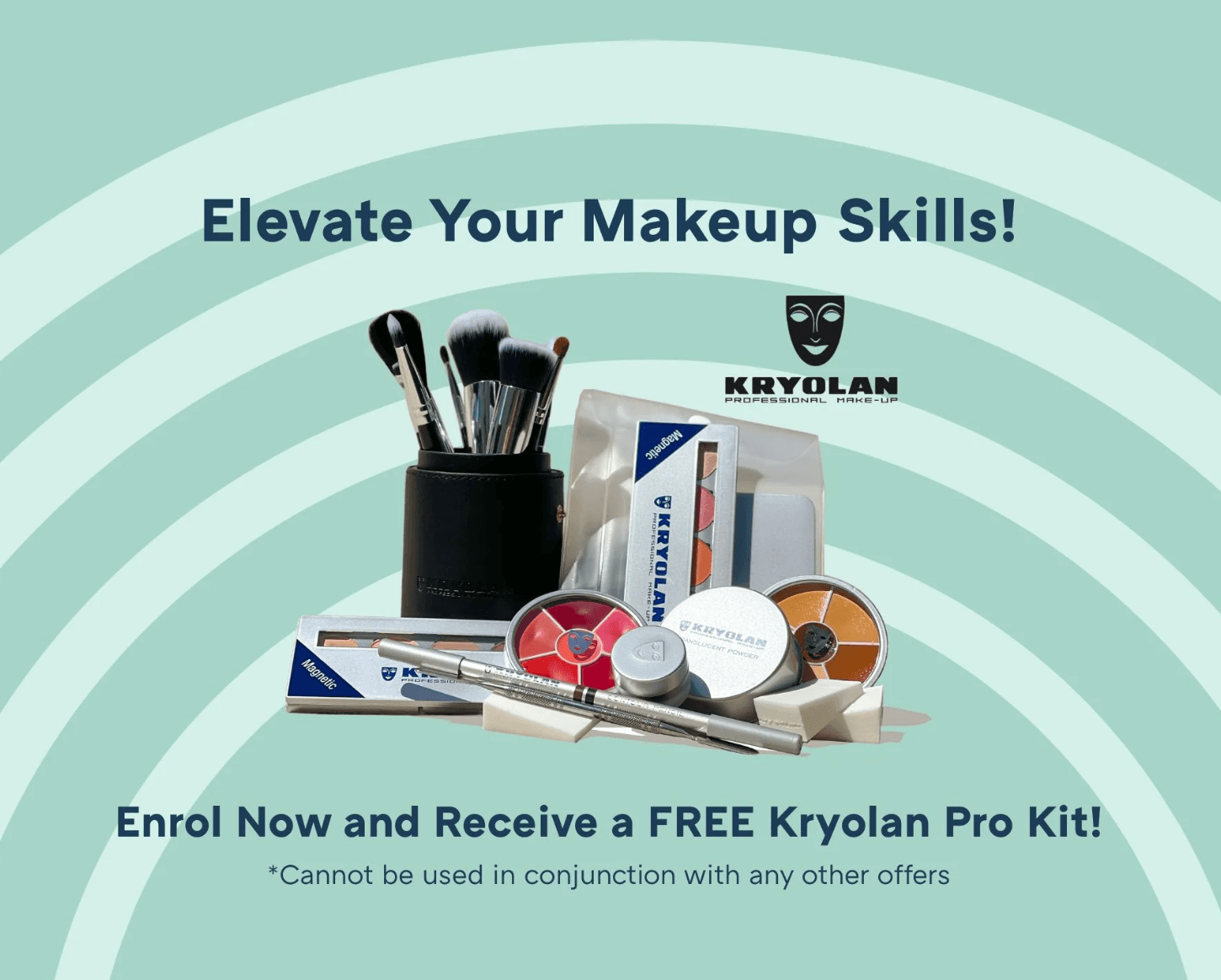 Beauty Course of the Year and free professional kit promotion